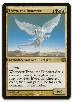 Treva, the Renewer #49 (NM) Phyrexia vs the Coalition DDE Magic MTG - Image 1