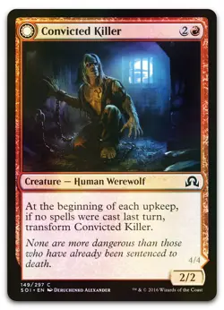 Convicted Killer #149 (Foil) (NM) Shadows over Innistrad SOI Magic MTG - Image 1