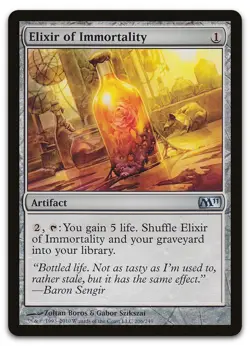 Elixir of Immortality #206 (NM) Magic 2011 M11 Magic MTG - Image 1