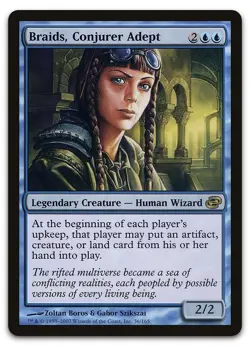 Braids, Conjurer Adept #36 (NM) Planar Chaos PLC Magic MTG - Image 1