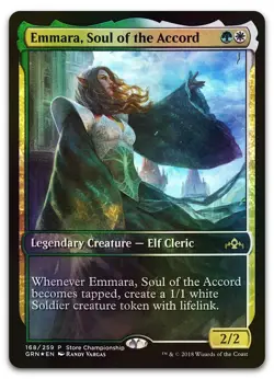 Emmara, Soul of the Accord #168 (Foil) LP Game Day & Store Championship - Image 1