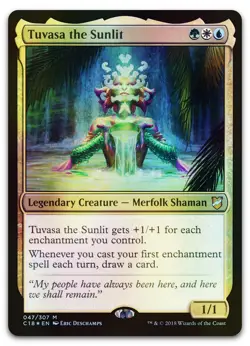 Tuvasa the Sunlit #47 (Foil) (NM) Commander 2018 C18 Magic MTG - Image 1