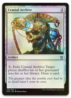 Cranial Archive #218 (Foil) (NM) Khans of Tarkir KTK Magic MTG - Image 1