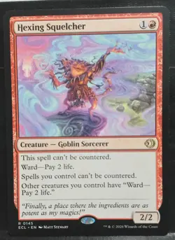Hexing Squelcher 0145 Lorwyn Eclipsed Regular NM/M pack fresh - Image 1