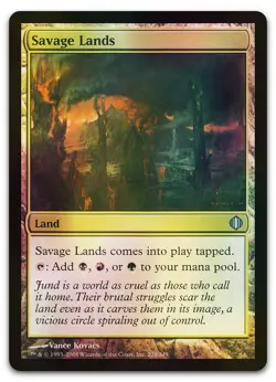 Savage Lands #228 (Foil) (NM) Shards of Alara ALA Magic MTG - Image 1