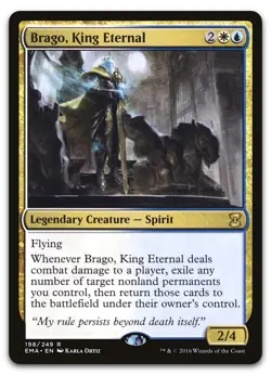 Brago, King Eternal #198 (LP) Eternal Masters EMA Magic MTG - Image 1