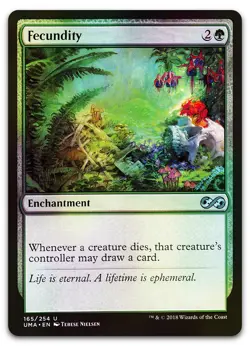 Fecundity #165 (Foil) (NM) Ultimate Masters UMA Magic MTG - Image 1