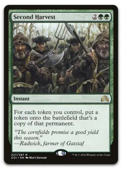 Second Harvest #227 (NM) Shadows over Innistrad SOI Magic MTG - Image 1