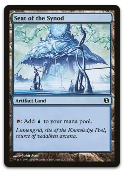 Seat of the Synod #74 (NM) Elspeth vs Tezzeret DDF Magic MTG - Image 1
