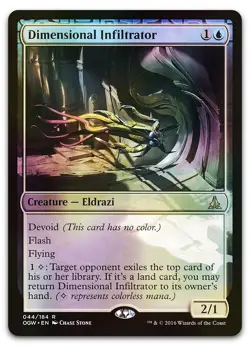 Dimensional Infiltrator #44 (Foil) (NM) Oath of the Gatewatch OGW Magic MTG - Image 1