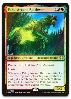 Pako, Arcane Retriever #13 (Foil) (NM) Commander 2020 C20 Magic MTG - Image 1