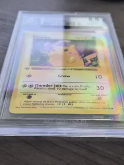 Pikachu Red Cheeks (BGS 8.5 QUAD) - Pokemon Base Set 1st Ed Shadowless - Image 3