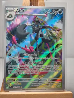 Pokemon Karte Affiti Art Rare Deutsch 223/193 Entwicklungen in Paldea Near Mint - Image 1