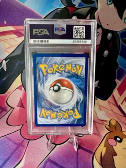 2018 POKEMON SUN & MOON FORBIDDEN LIGHT #124 FULL ART/YVELTAL GX PSA 10 - Image 2