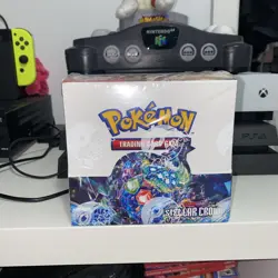 Pokemon TCG: Scarlet & Violet Stellar Crown Factory Sealed Booster Box - Image 1