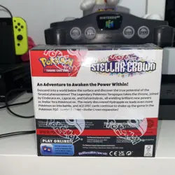 Pokemon TCG: Scarlet & Violet Stellar Crown Factory Sealed Booster Box - Image 3