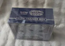 Pokemon 2021 Chilling Reign Ice Rider Calyrex ETB Elite Trainer Box SEALED - Image 2