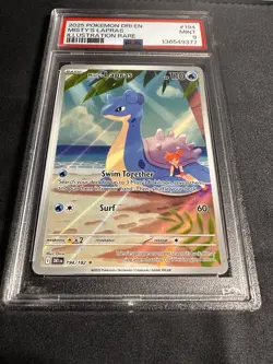 Pokemon TCG Misty's Lapras Destined Rivals 194/182 PSA 9 - Image 2