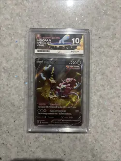 Pokemon Crown Zenith Hoopa v Holo Full Art GG53/GG70 Ace 10 - Image 1