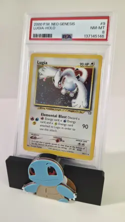 2000 POKEMON NEO GENESIS #9 LUGIA-HOLO PSA 8 - Image 1