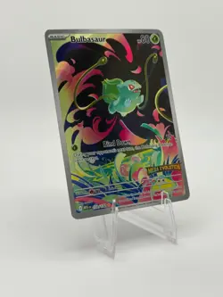 Pokemon Bulbasaur (Mega Evolution Stamped) Illustration Rare Promo - Image 3