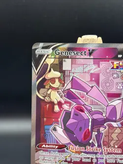 Genesect V (Alternate Full Art) Ultra Rare SWSH08: Fusion Strike 255/264 Pokemon - Image 3