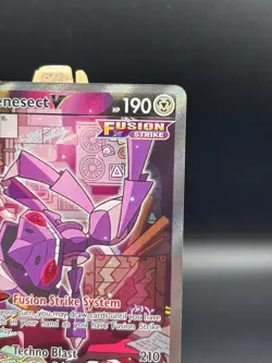 Genesect V (Alternate Full Art) Ultra Rare SWSH08: Fusion Strike 255/264 Pokemon - Image 4