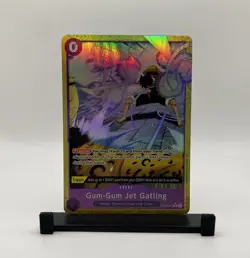 One Piece Gum-Gum Jet Gatling (Alt Art) OP03-072 R (Best Vol. 2 PRB-02 English) - Image 1