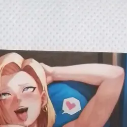 Dragon Ball Android 18 Lewd Anime Doujin Waifu Double Sided Card AGC CCG - Image 2