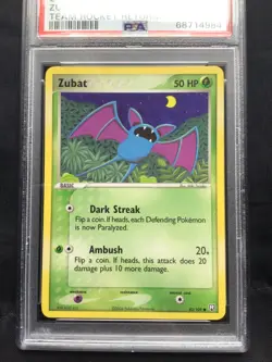 Pokemon Cards: EX Team Rocket Returns Common: Zubat 82/109: PSA 10 - Image 2