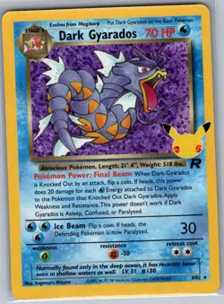 Dark Gyarados 8/82 Celebrations: Classic Collection - Pokemon Card - NM - Image 1