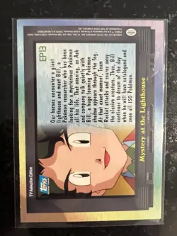 EP13 Mystery at the Lighthouse - TV Animation Edition - Pokemon Topps Card - Image 2