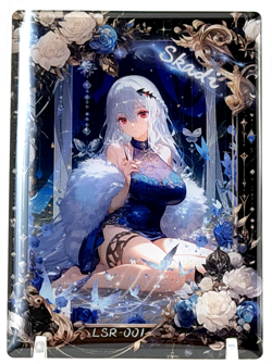 Genki Parade 2 Goddess Story: Skadi (Arknights) - LSR-01 - Spicy Waifu CCG Card - Image 1