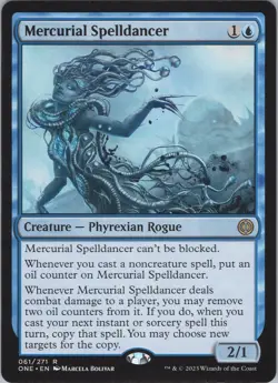 Mercurial Spelldancer NM #61 Phyrexia: All Will Be One MTG - Image 1