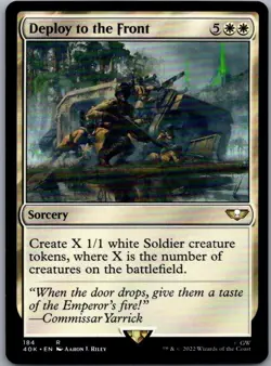 #184 Deploy to the Front Universes Beyond: Warhammer 40,000 Rare - Image 1