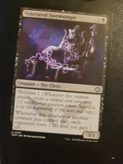 Venerated Stormsinger TDM Tarkir Dragonstorm MTG 97 UNCOMMON Magic LP - Image 1
