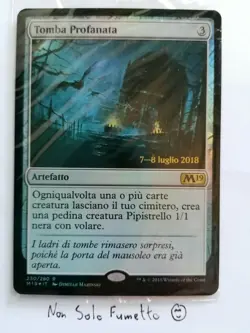 MTG - DESECRATED TOMB - PROMO FOIL - TOMBA PROFANATA - MINT - ITALIANO - Image 1