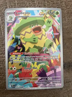 Pokemon TCG Ludicolo Phantasmal Flames Illustration Rare 095/094 NM Free Ship - Image 1
