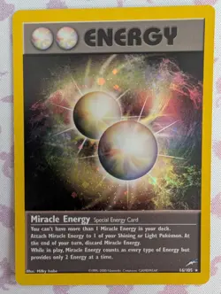 Pokemon Vintage Holo Miracle Energy 16/105 Neo Destiny WotC - Image 1