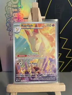 Pokemon TCG Destined Rivals Rapidash 189/182 IR - Image 1