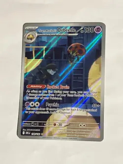 Pokemon TCG Team Rockets Orbeetle Destined Rivals 198/182 Illustration Rare NM - Image 1