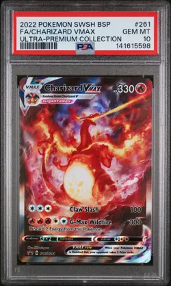 Charizard VMAX ⭐ 261 Sword & Shield Ultra Premium Collection Pokemon PSA 10 - Image 1