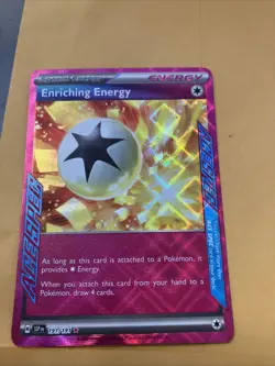 Pokemon TCG SV08: Surging Sparks Enriching Energy ACE SPEC Rare 191/191 - Image 1