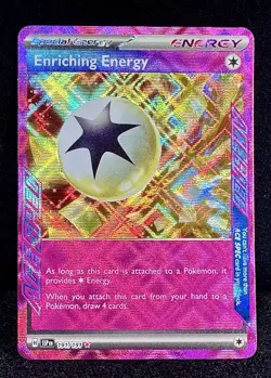 🔥Enriching Energy 191/191 Surging Sparks Rare ACE SPEC Pokemon ENERGY Treasure! - Image 1