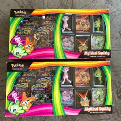 LOT 2Pokemon TCG: Mythical Squishy Premium Collection Brand New Sealed Exclusive 820650809736 - Image 1