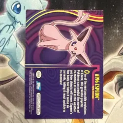2001 Topps Pokemon TV Johto League Champions Foil #196 Espeon - Image 3