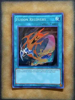 Yugioh Fusion Recovery FUEN-EN043 Super Rare 1st Ed LP - Image 1