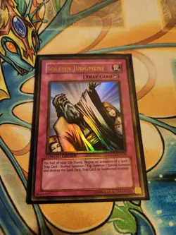 Yugioh Solemn Judgment GLD2-EN044 Gold Series LP - Image 1