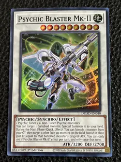 Psychic Blaster MK-II DUAD-EN040 Yugioh 1st Ed. (New) Super Rare - Image 1