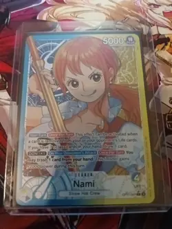 Nami (041) (Alternate Art) OP11-041 A Fist of Divine Speed Foil - Image 1